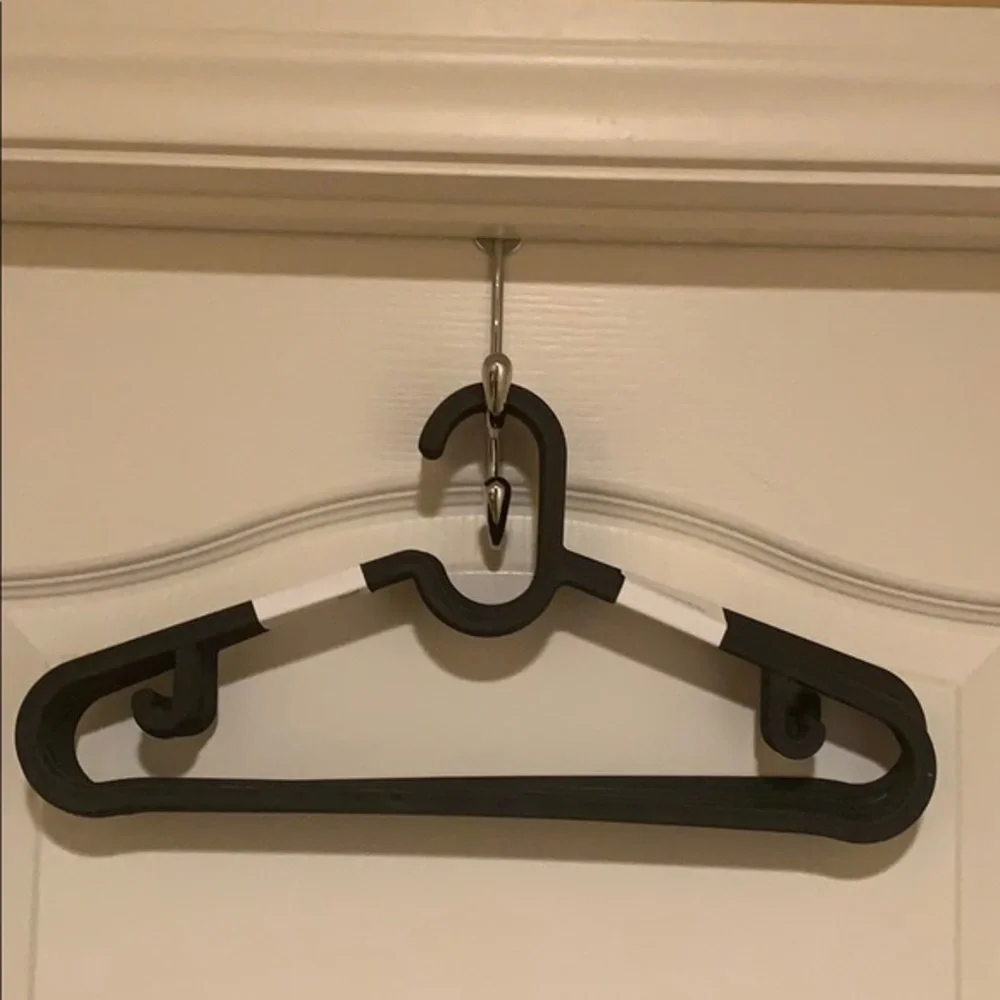 Set of 10 IKEA hangers plastic Closet organizing